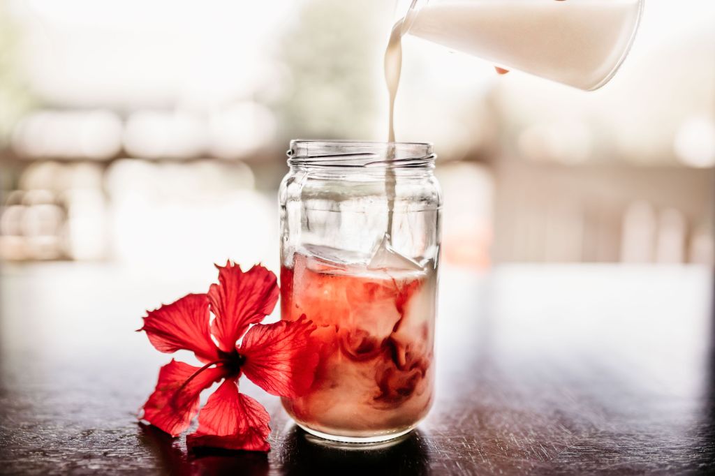 Coconut Hibiscus Pink&nbsp;Drink
