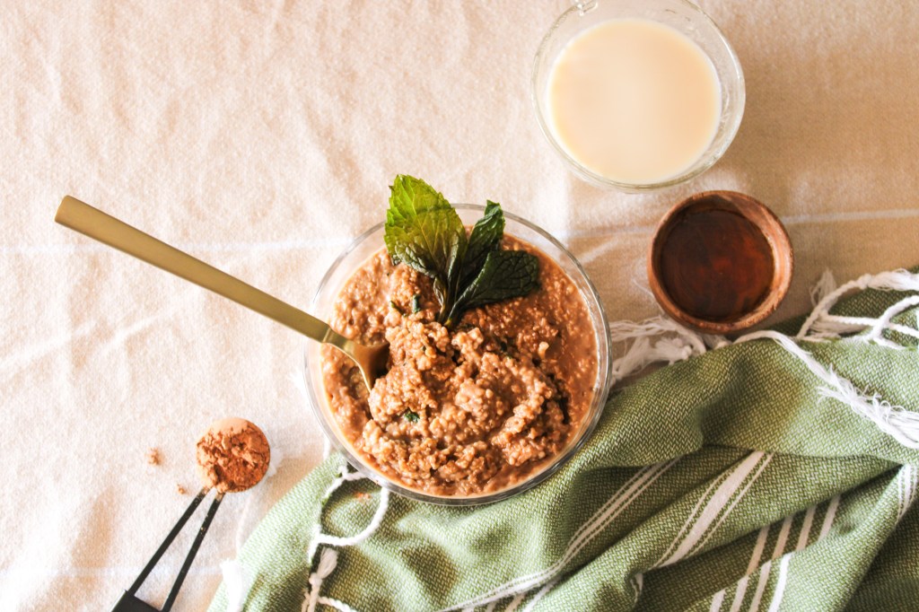 Mint Chocolate Oatmeal