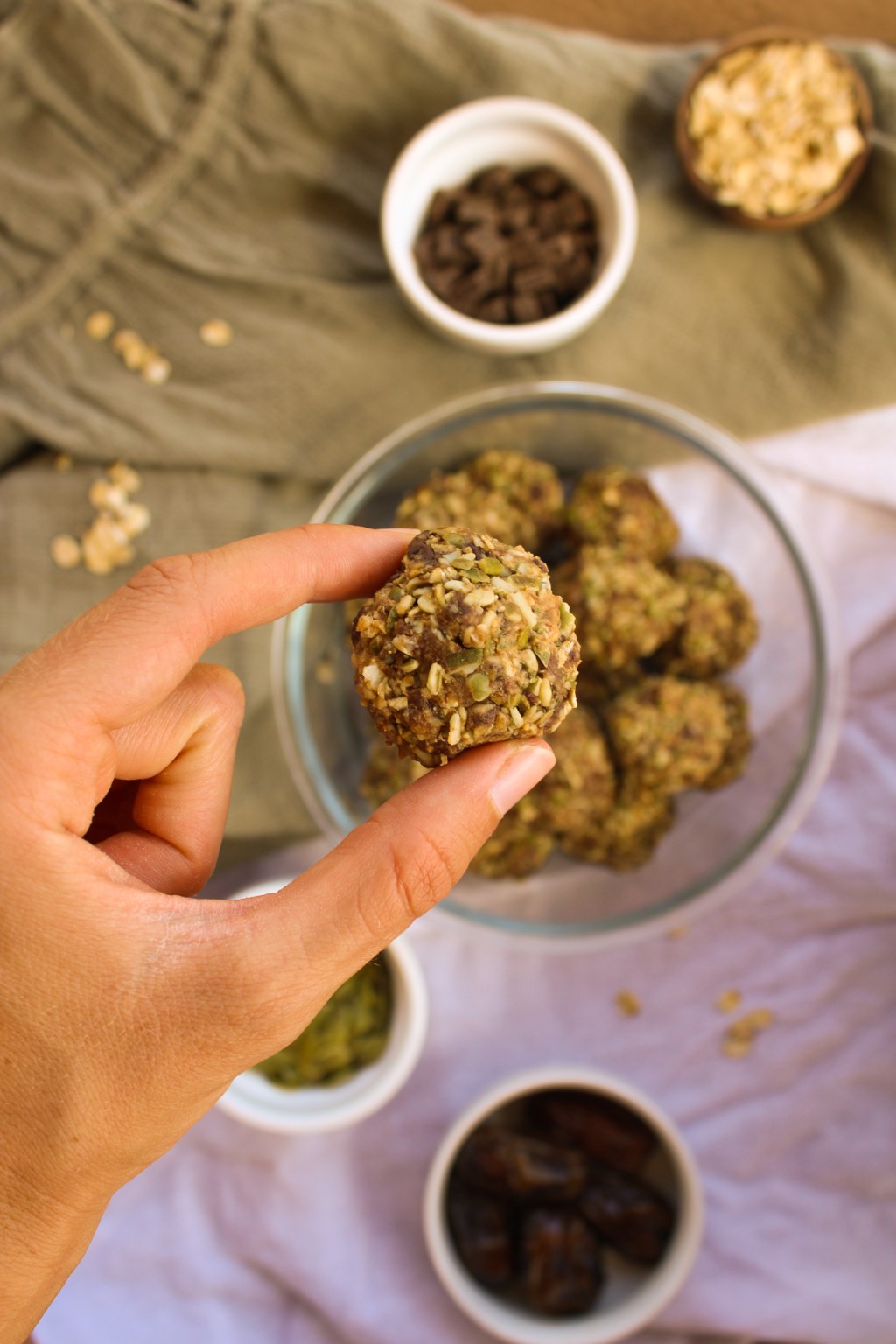 Chocolate Pepita Protein&nbsp;Balls