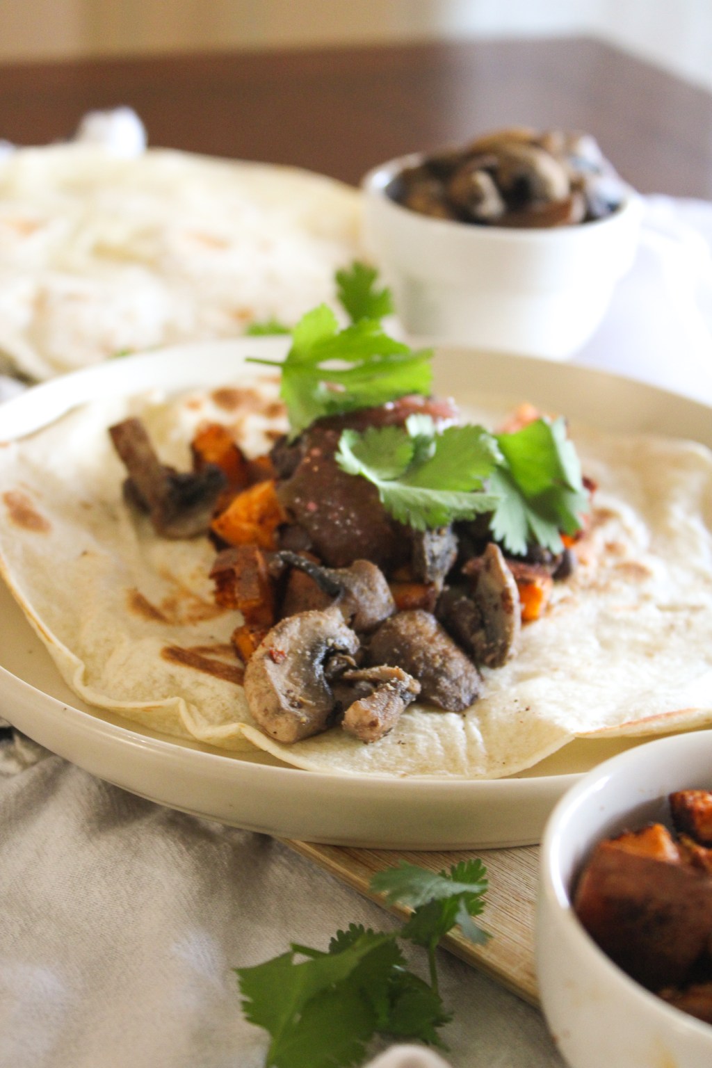Sweet Potato Mushroom&nbsp;Tacos
