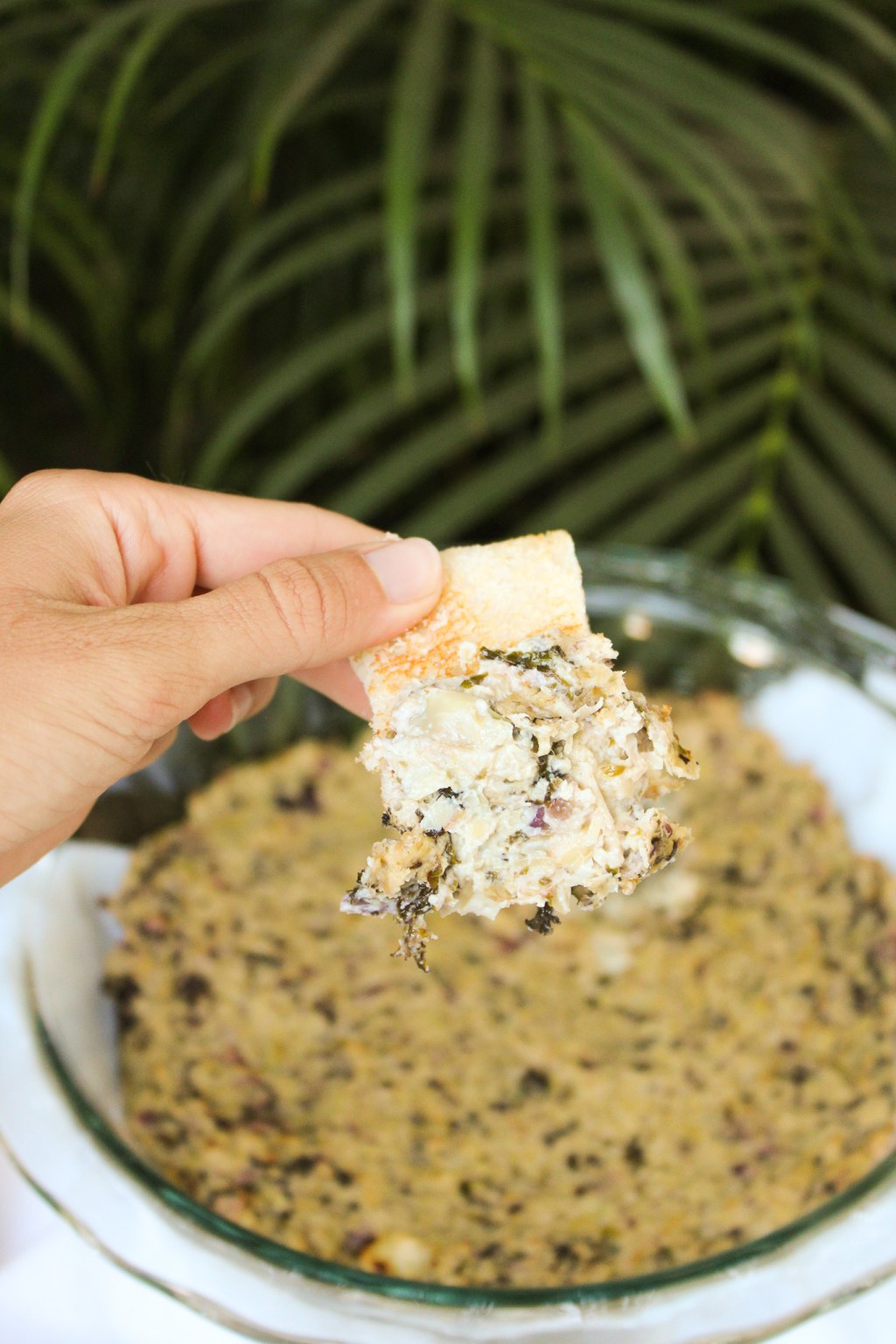Spinach Artichoke Dip&nbsp;(vegan)