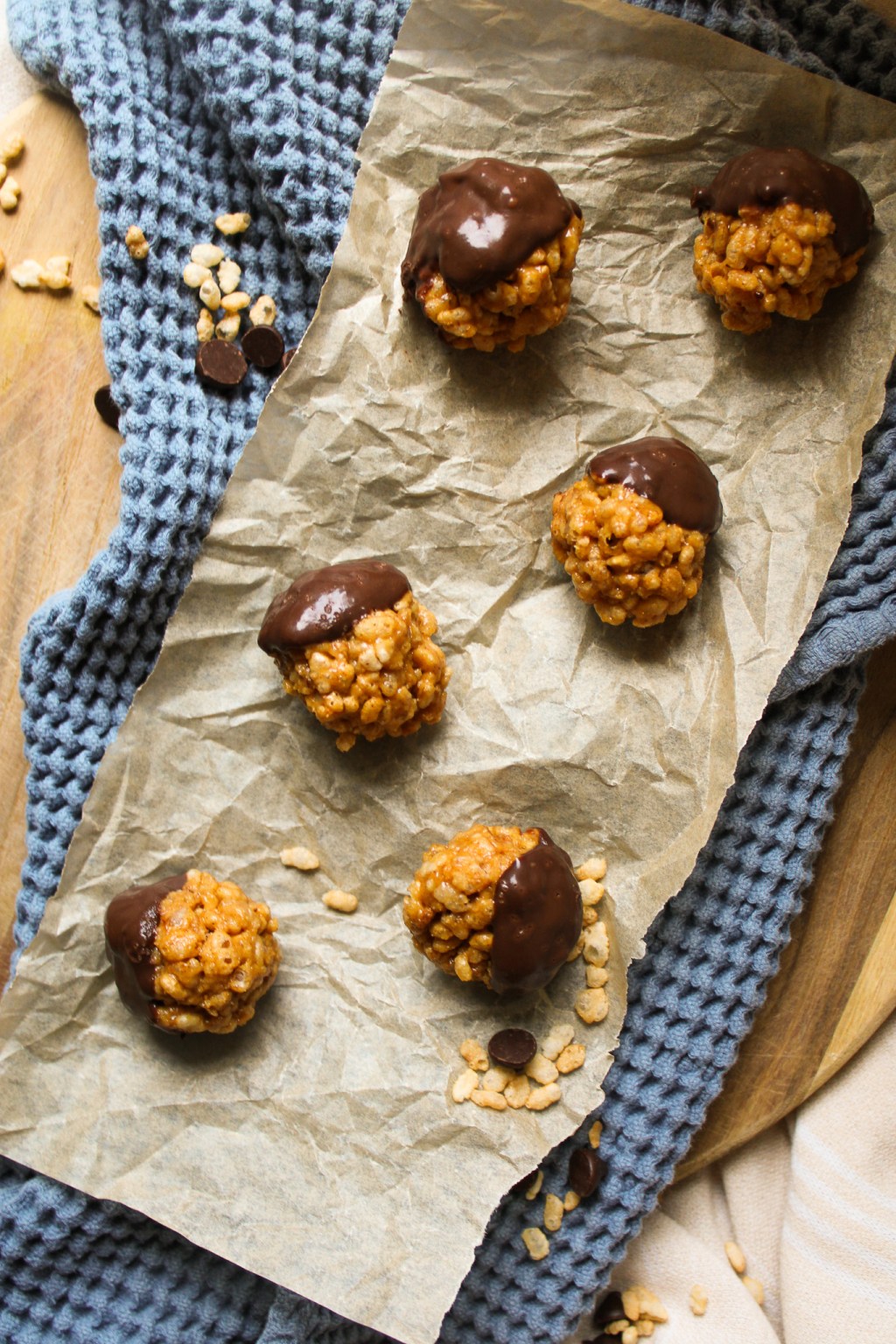 Chocolate Rice Crispy&nbsp;Balls